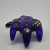 Mando Nintendo 64 Violeta Oscuro Transparente