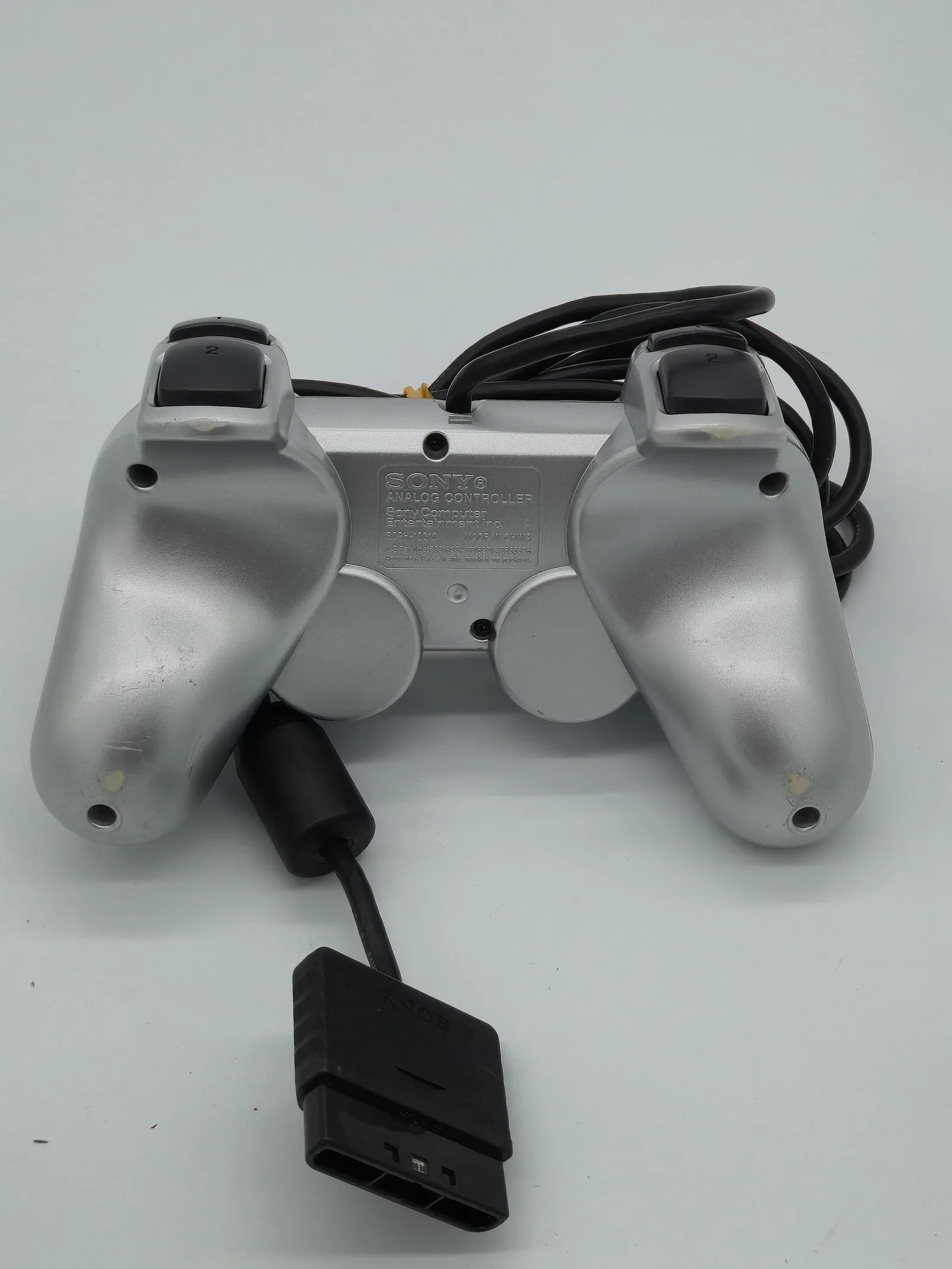 DualShock Controller Silver original de Sony para PlayStation - Imagen 2
