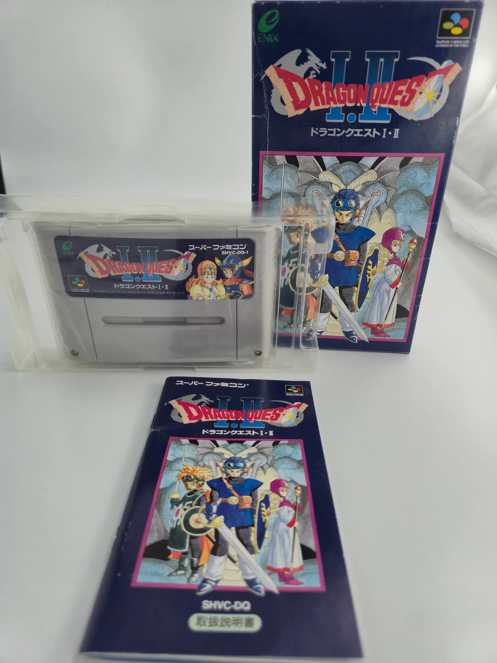 Dragon Quest I & II japonés Super Famicom