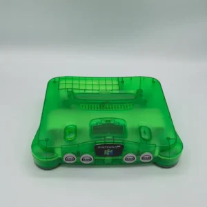 Nintendo 64 edición transparente verde