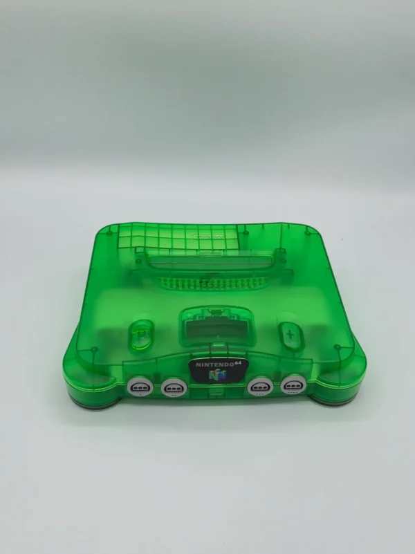 Nintendo 64 edición transparente verde