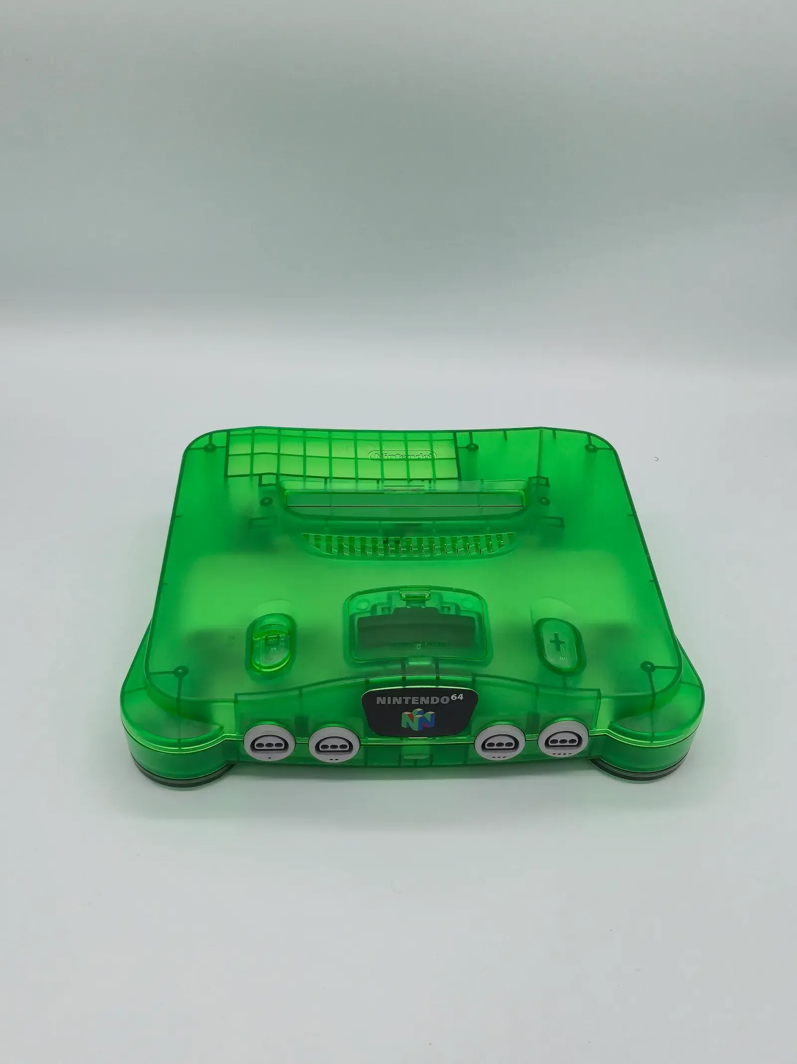 Nintendo 64 edición transparente verde