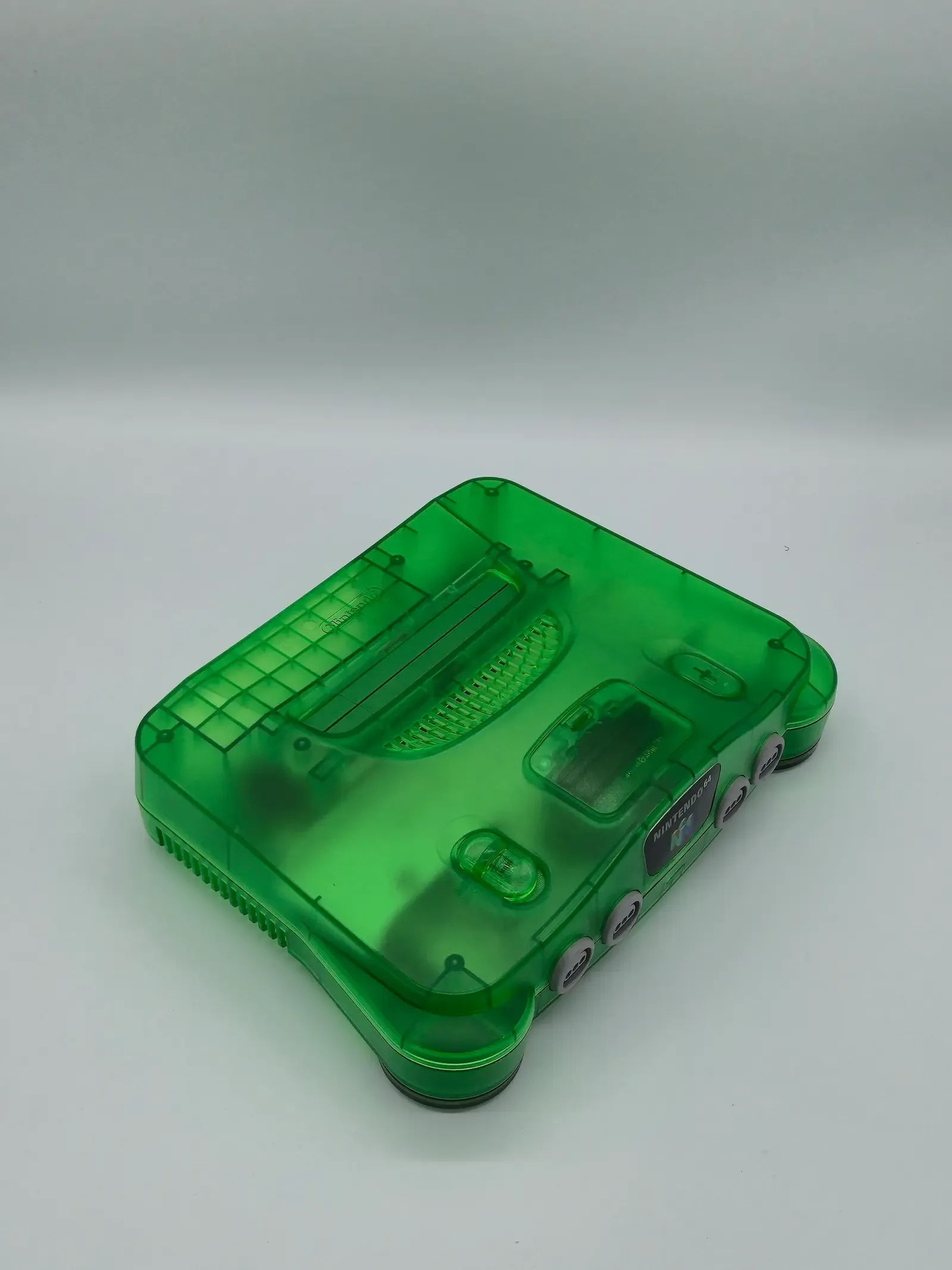 Nintendo 64 edición transparente verde - Imagen 3