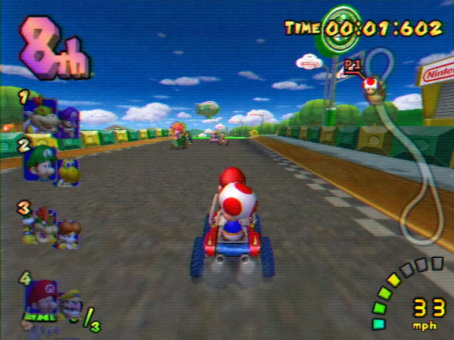 Imagen de GameCube mediante conexión de vídeo compuesto