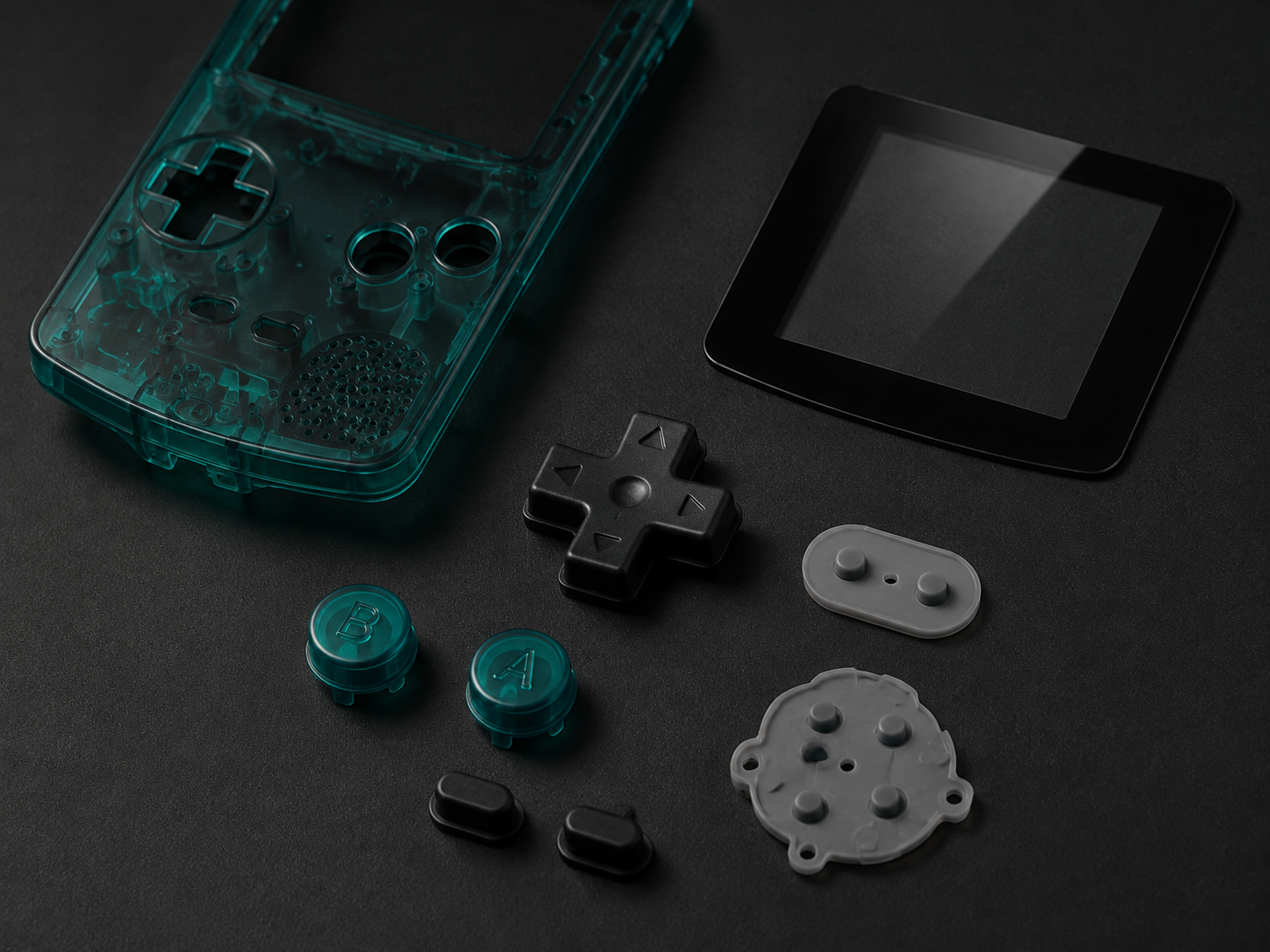 Carcasa, botones y lente para Game Boy
