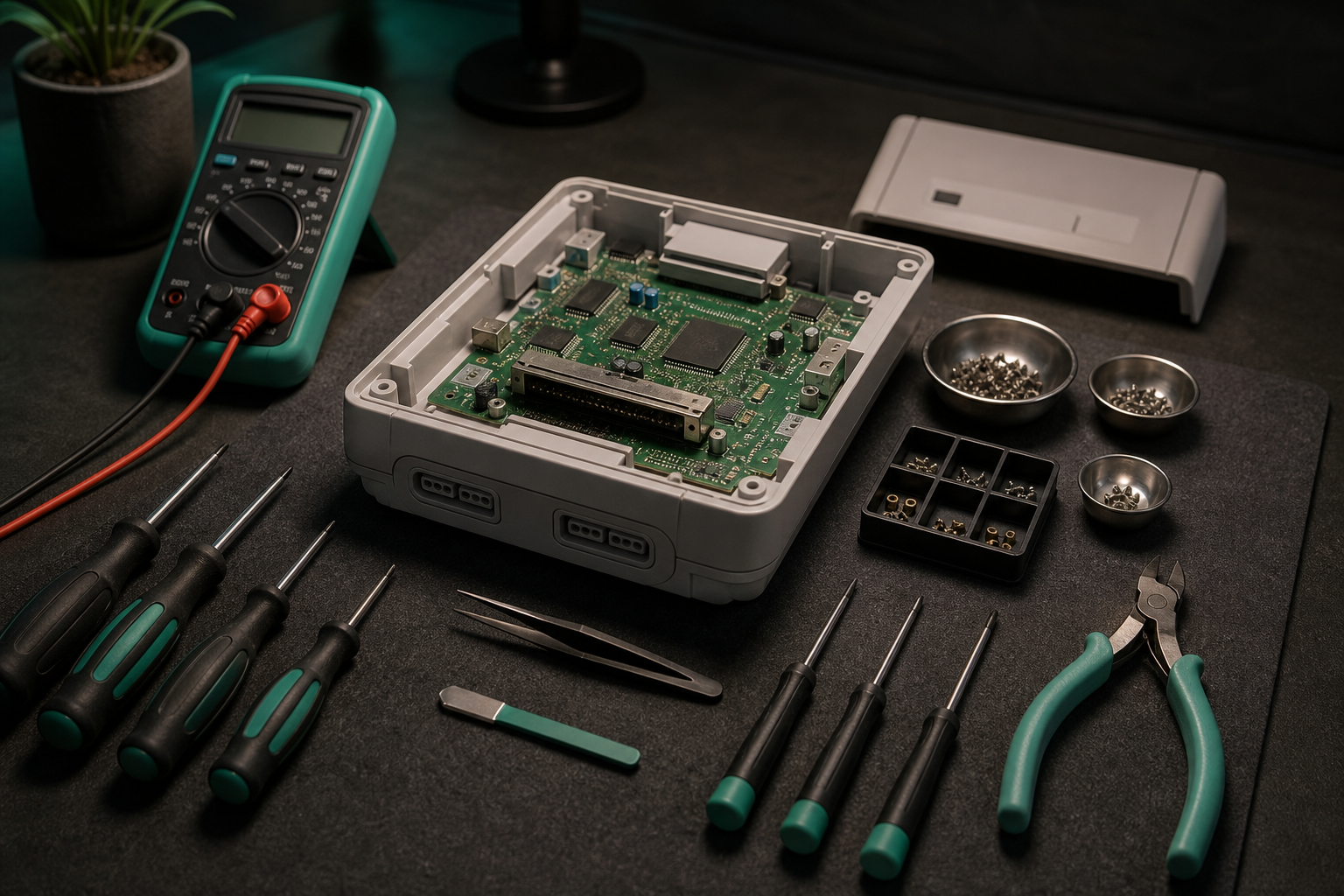 Nivel 2: abrir bien es parte del diagnóstico - Herramientas básicas para reparar y modificar consolas retro