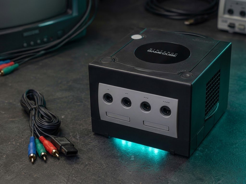 GameCube preparada con señal RGB para una televisión CRT